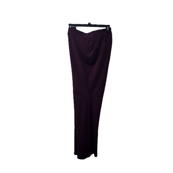 Iman: Wide Leg Pull-on Pants, Size 2XT, Purple - Picture 2 of 5